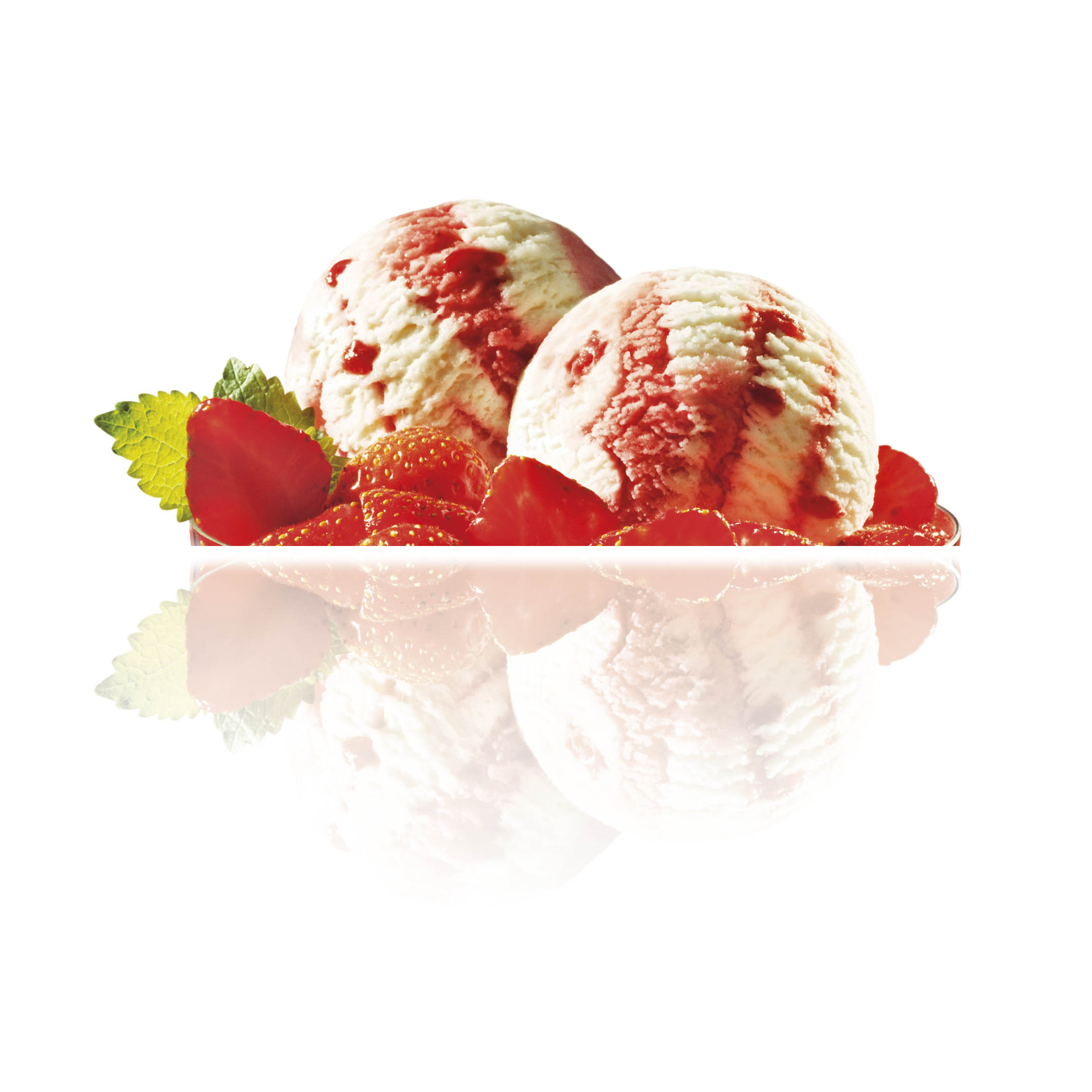 Helado de Philadelphia con Fresa